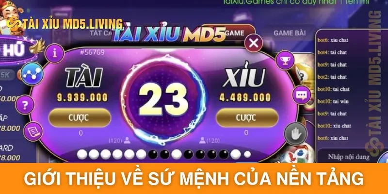 Giới thiệu về sứ mệnh khi thành lập nền tảng